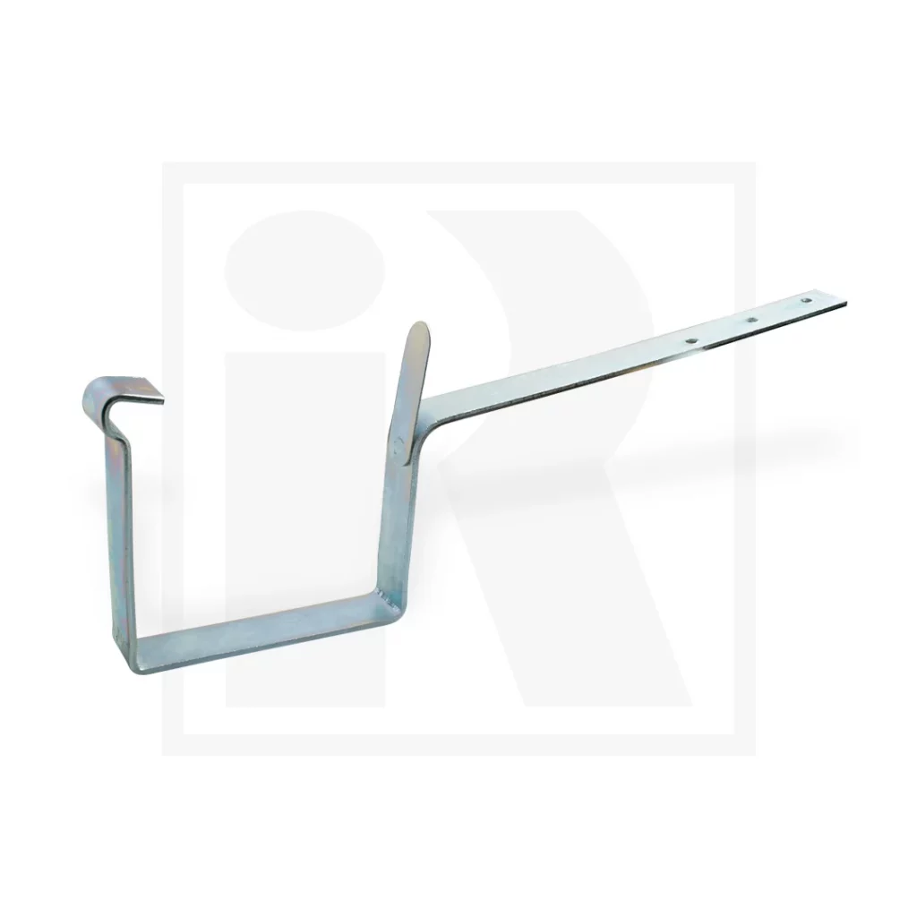 GANCHO METÁLICO PARA CANALÓN DE DOBLE TABIQUE T100